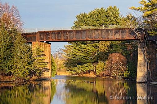 Iron Bridge_01229.jpg - Rideau Canal Waterway photographed at Chaffeys Locks, Ontario, Canada.